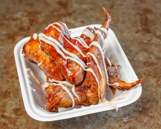 4 BBQ Glazed Wings